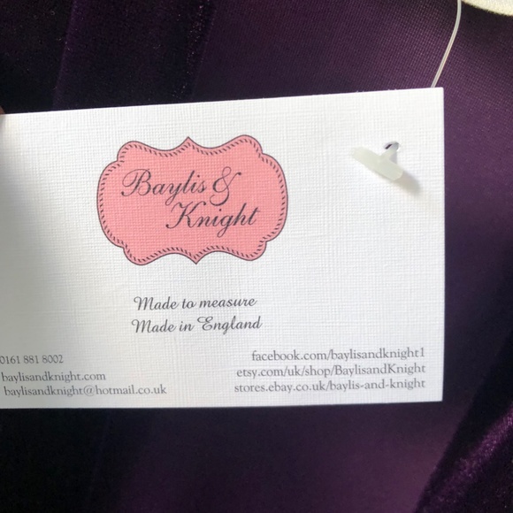 Bayliss & Knight- Rich Purple Duster/Opera/ Theatre Coat - Picture 8 of 9